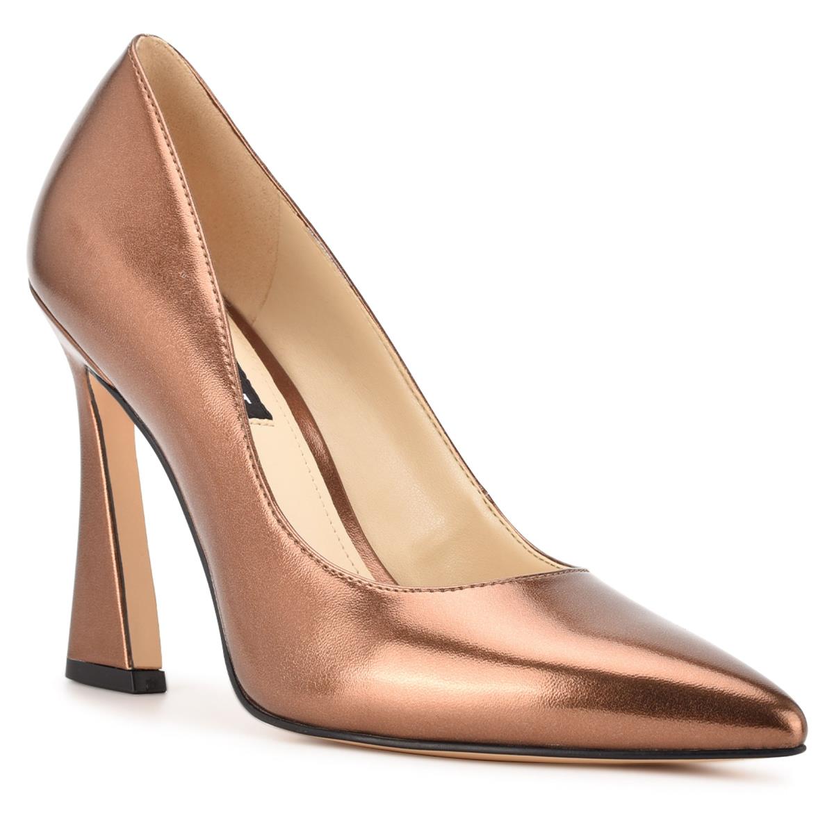 Nine West Trendz Pointy Neus Pumps Dames Bruin | 2715FQCWX