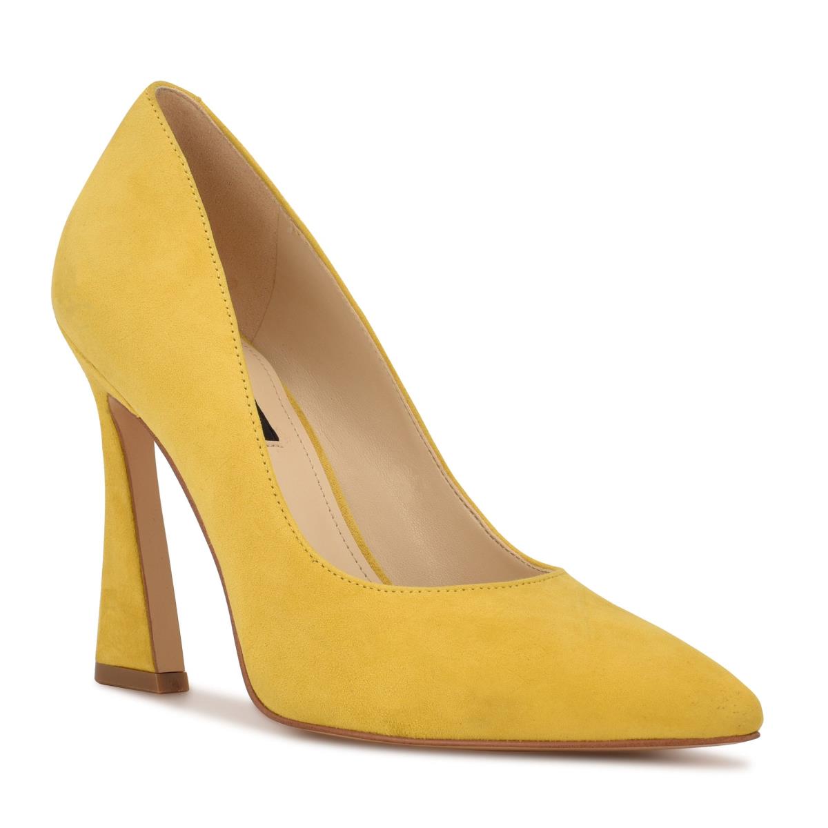 Nine West Trendz Pointy Neus Pumps Dames Geel | 8547BUXKC