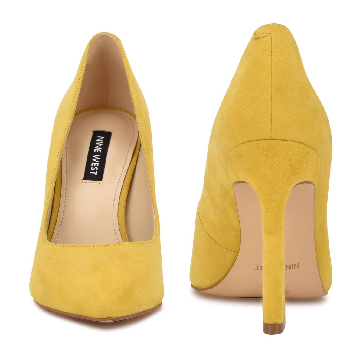 Nine West Trendz Pointy Neus Pumps Dames Geel | 8547BUXKC