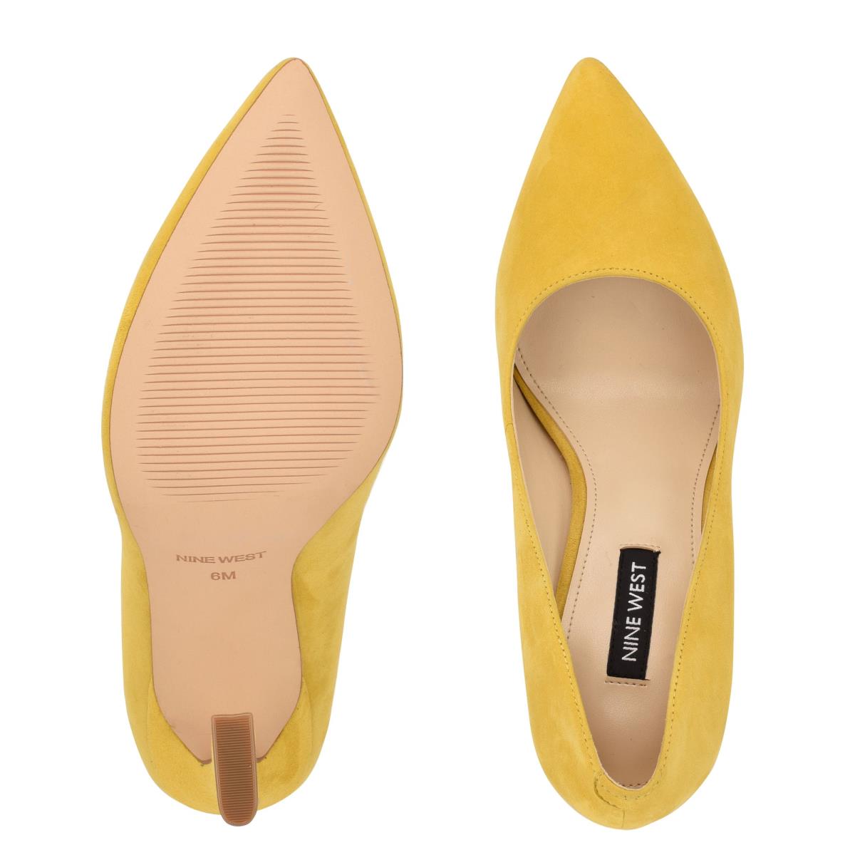 Nine West Trendz Pointy Neus Pumps Dames Geel | 8547BUXKC