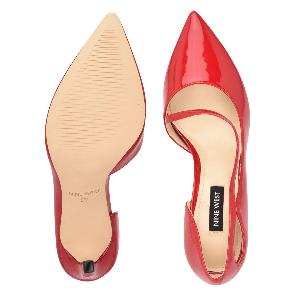 Nine West Twirl Pointy Neus Pumps Dames Rood | 0347QCMAD