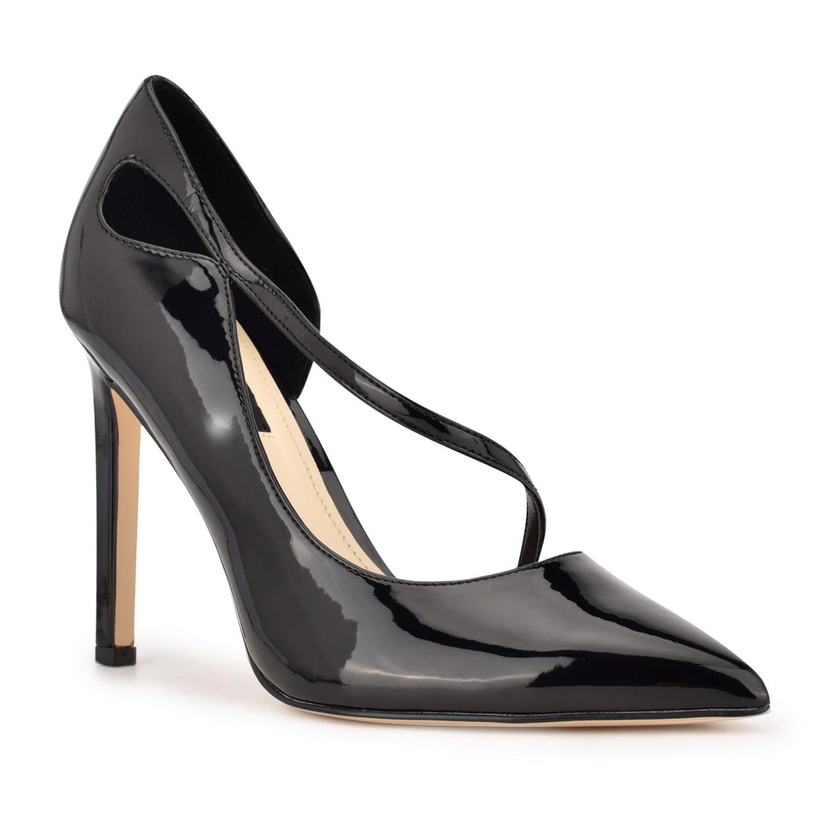 Nine West Twirl Pointy Neus Pumps Dames Zwart | 5231MNABZ