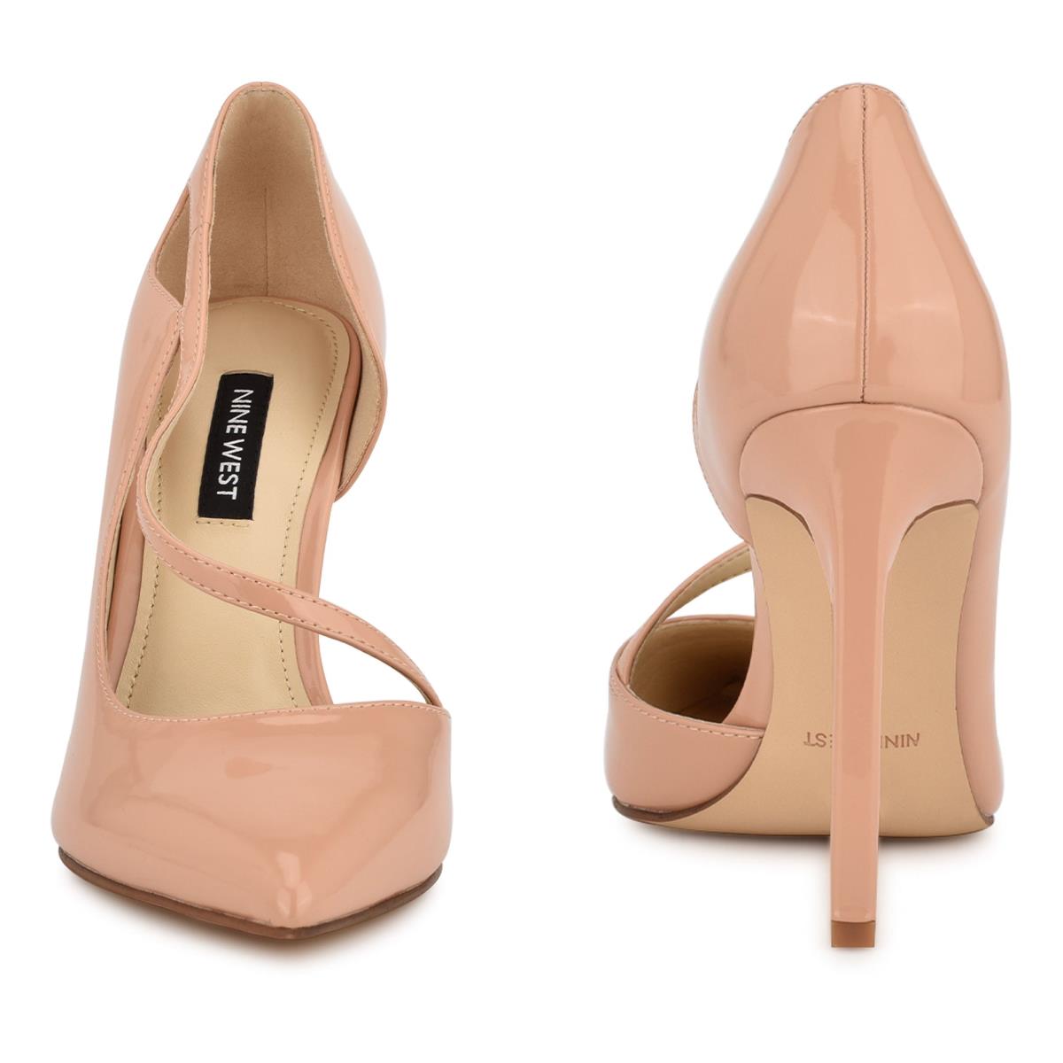 Nine West Twirl Pointy Neus Pumps Dames Beige | 9728RQGAC