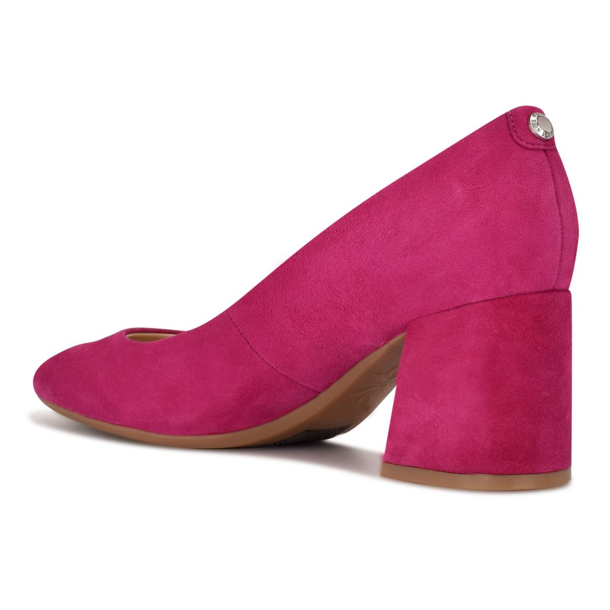 Nine West Vibe 9x9 Block Heel Pumps Dames Roze | 1607BGNXS