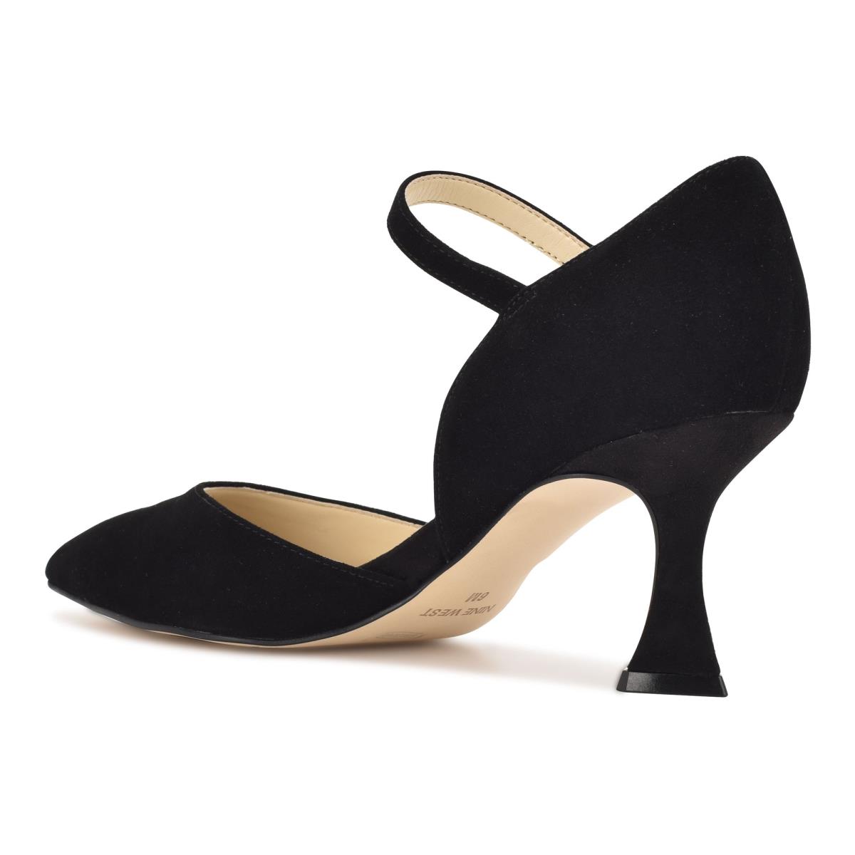 Nine West Wanah Pointy Neus Pumps Dames Zwart | 2738MPDLG