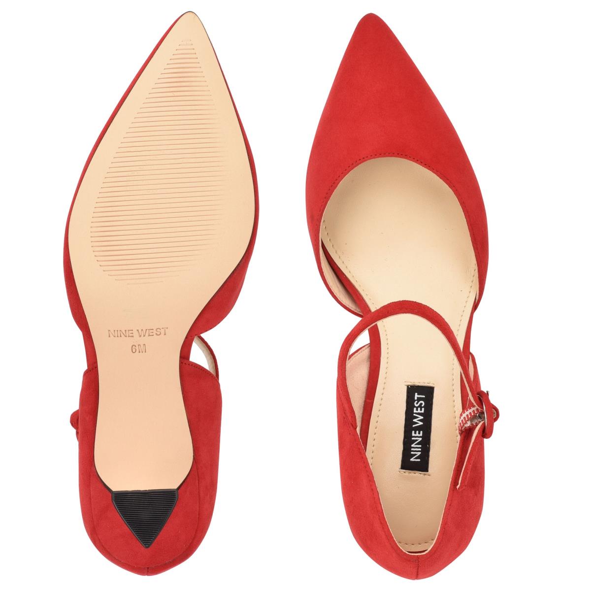 Nine West Wanah Pointy Neus Pumps Dames Rood | 5093FZLWB