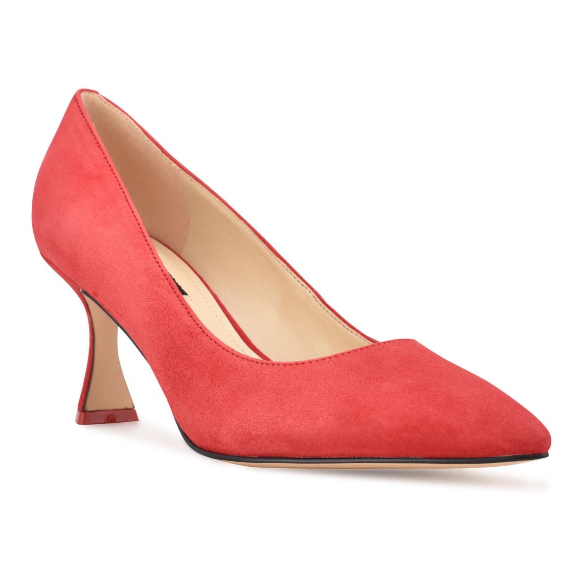 Nine West Workin Pointy Neus Pumps Dames Rood | 5093WZVUS