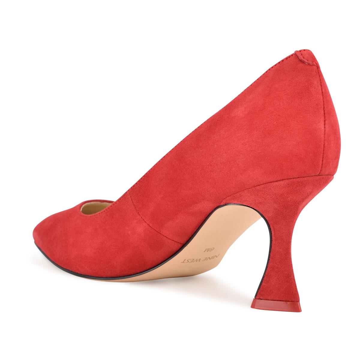 Nine West Workin Pointy Neus Pumps Dames Rood | 5093WZVUS