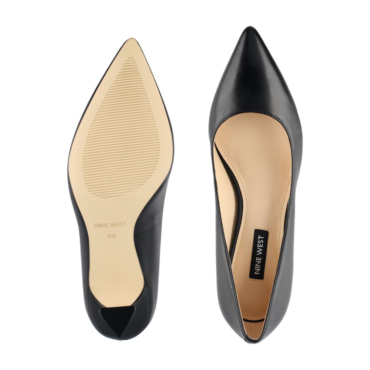 Nine West Workin Pointy Neus Pumps Dames Zwart | 8250WMOBT