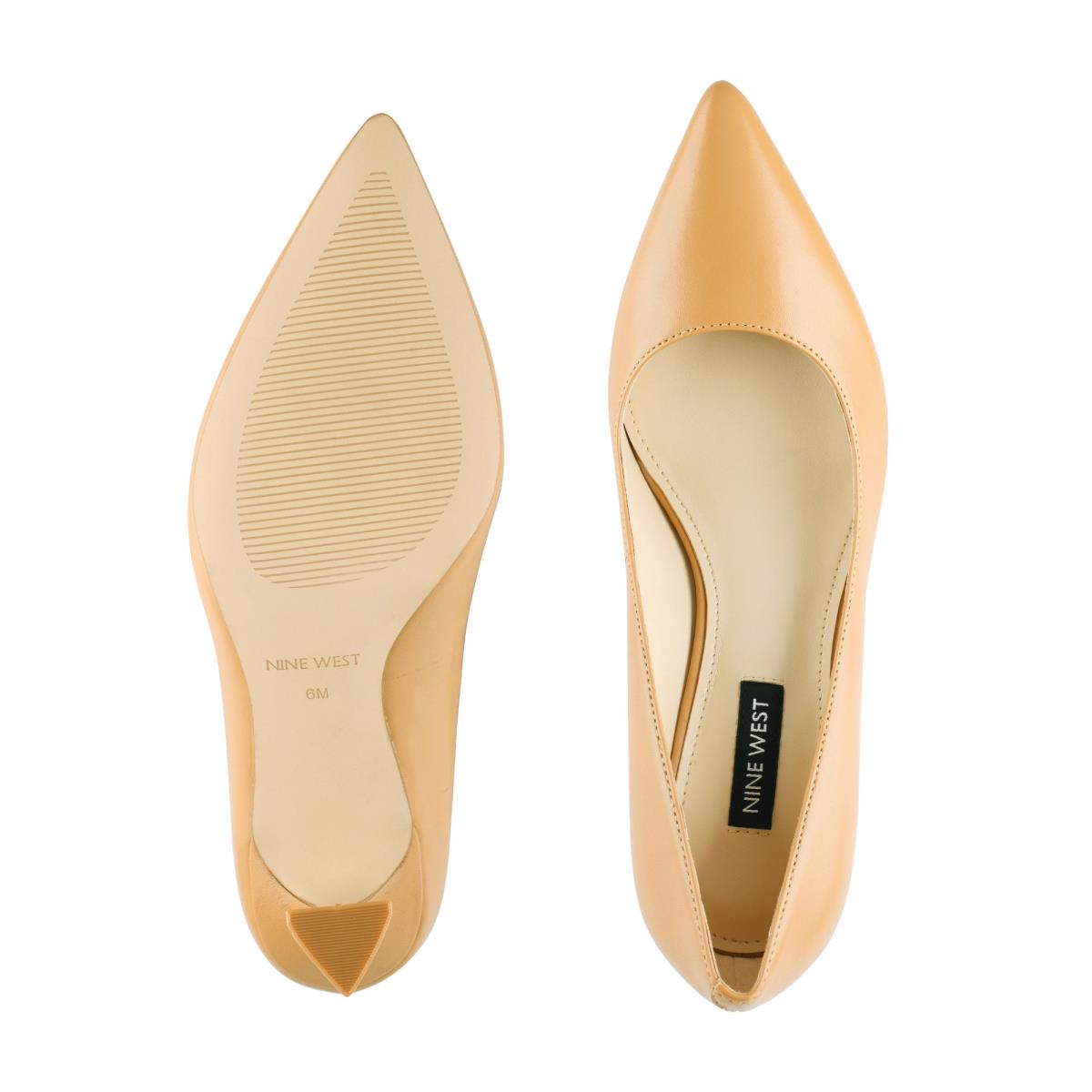 Nine West Workin Pointy Neus Pumps Dames Beige | 9238HZSBI