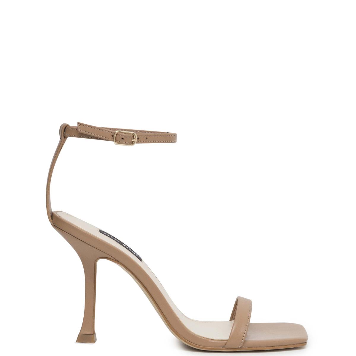 Nine West Yess Ankle Sandalen Met Riem Dames Beige | 2495KMJTH