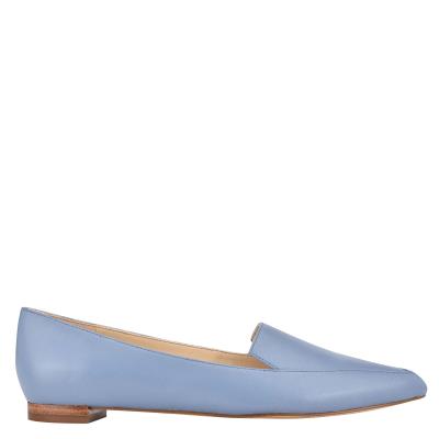 Nine West Abay Smoking Flats Dames Zwart | 3256QUNLA