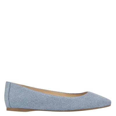 Nine West Alena Square-Neus Ballerina Dames Blauw | 2857WTXQS