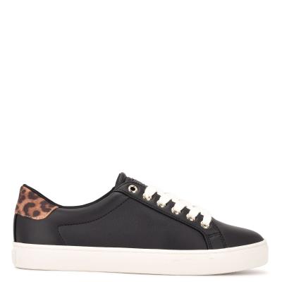 Nine West Best Vrijetijdssneakers Dames Zwart Leopard | 9704PFMRL