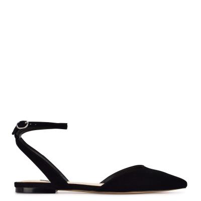 Nine West Briy Pointy Neus Ballerina Dames Zwart | 5410PBZNJ