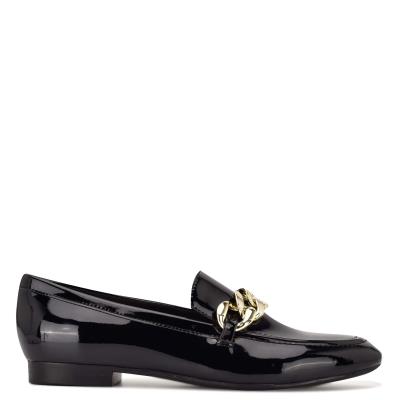 Nine West Chain Slip-On Loafers Dames Zwart | 0384GMFLX