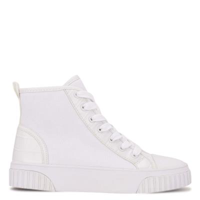 Nine West Dyiane Hoge Sneakers Dames Wit | 7069XSPKB