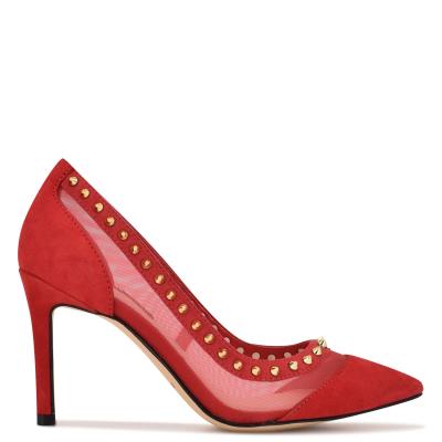 Nine West Erian Pointy Neus Pumps Dames Rood | 8927QRXDC