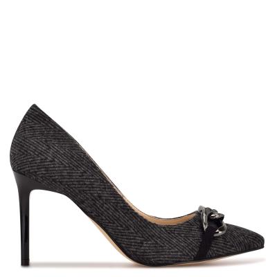 Nine West Ezzie Pointy Neus Pumps Dames Grijs | 1072CEBKN