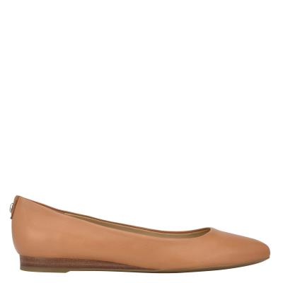 Nine West Ferdi 9x9 Pointy Neus Flats Dames Beige | 5048QPCKM