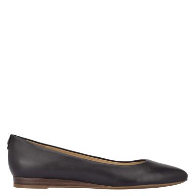 Nine West Ferdi 9x9 Pointy Neus Flats Dames Zwart | 7602XSYUW