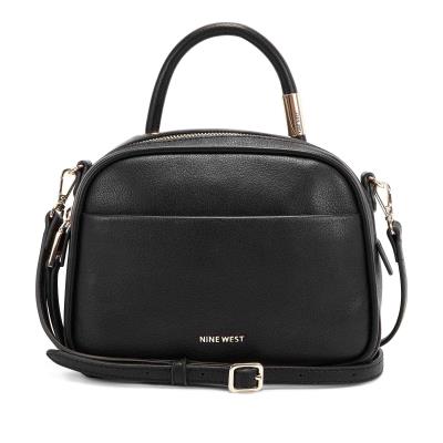 Nine West Gail Top Handle Crossbodytassen Dames Zwart | 9381QMRIG