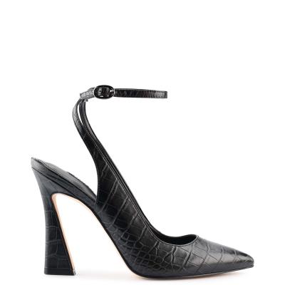 Nine West Tabita Ankle Riemen Jurken Pumps Dames Zwart | 9364KLOIM