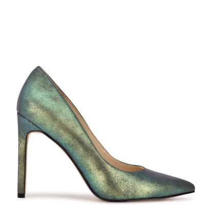 Nine West Tatiana Pointy Neus Pumps Dames Groen | 6319QFJHN