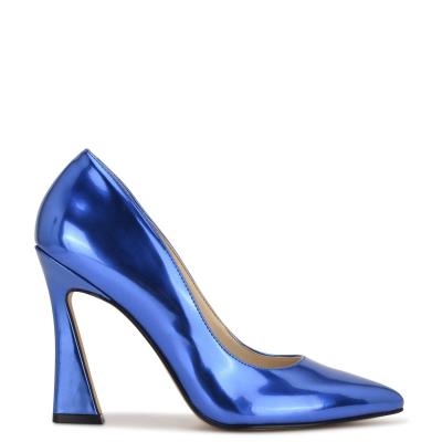 Nine West Trendz Pointy Neus Pumps Dames Blauw | 7432BYFIN