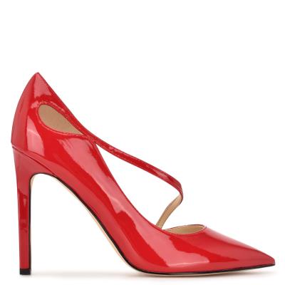 Nine West Twirl Pointy Neus Pumps Dames Rood | 0347QCMAD