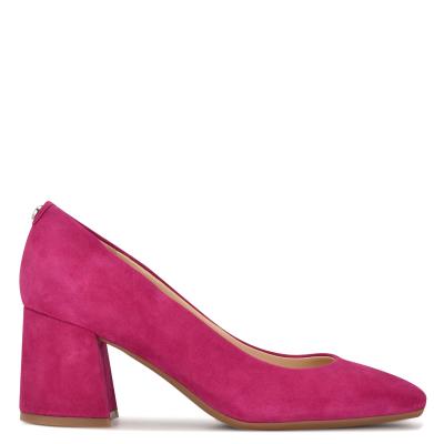 Nine West Vibe 9x9 Block Heel Pumps Dames Roze | 1607BGNXS